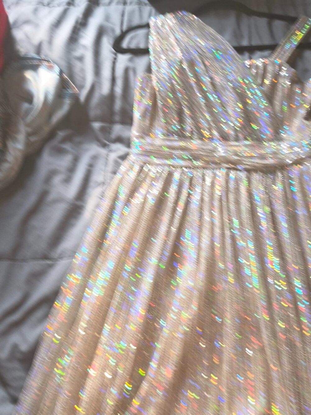 Nickie Lew Holographic Sparkle Party Dress – Size 16